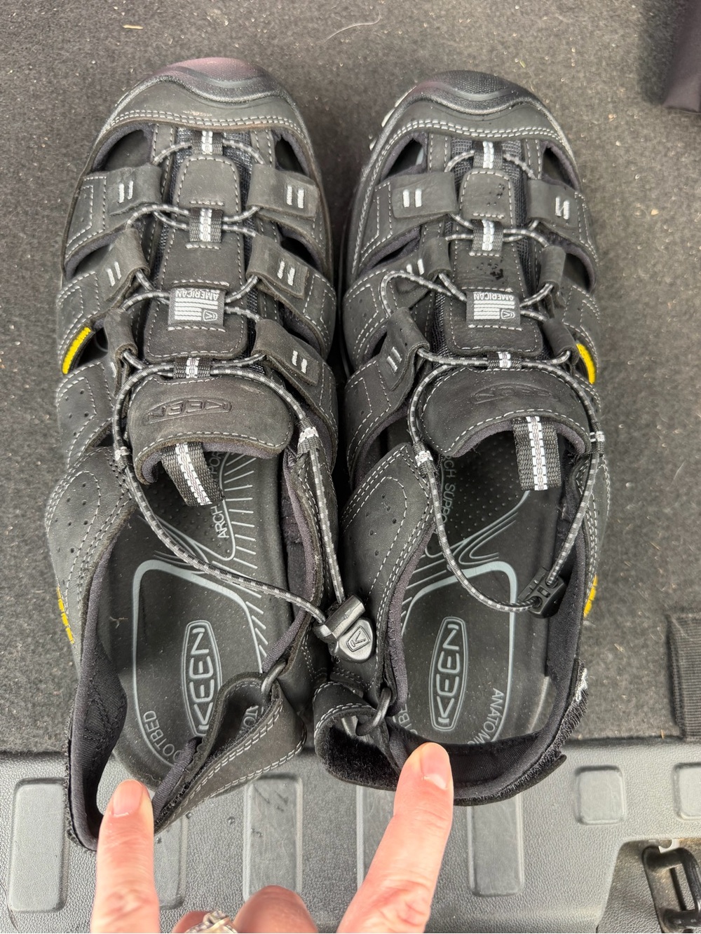 Keen Rialto H2 Men’s Sport Waterproof Sandals Black Size 12 Style #1014676